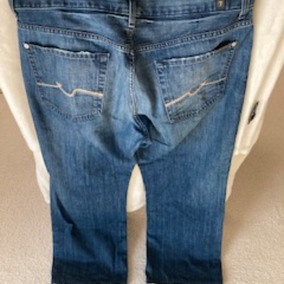 7 for All Mankind Men's 36 Blue Denim Jeans - Picture 2 of 4
